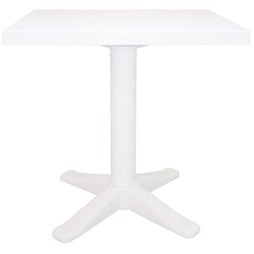 Garbar - Banyoles Table Carrée Intérieure, Extérieure 70x70 Blanc