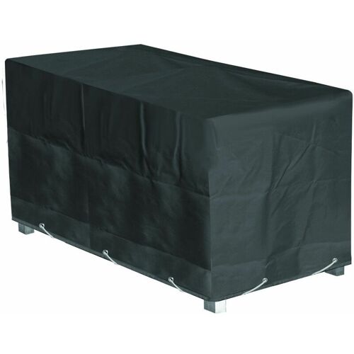 Housse De Protection Table De Jardin Rectangulaire Haute Qualité Polyester L 240 X L 110 X H 70 Cm Couleur Anthracite