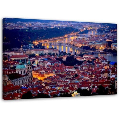 Tableau Sur Toile Ponts De La Ville De Prague 60x40