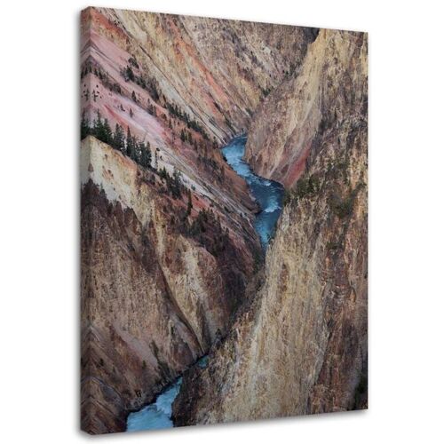 Tableau Décoratif Rivière Montagne Nature 40x60