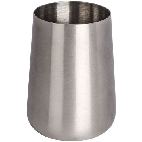 Gobelet Salle De Bain, Porte Brosse à Dent, Solid, Acier Inox, 8x10 Cm, Mat - Wenko