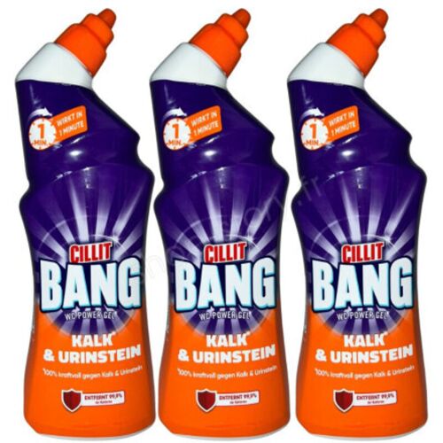 Pack De Gel Nettoyant Cillit Bang Anti-calcaire Et Anti-tartre Pour Toilettes
