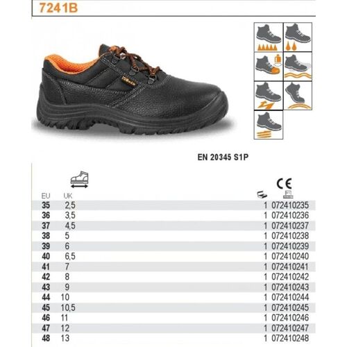 Chaussures De Travail En Cuir 44 - Be 7241b/44
