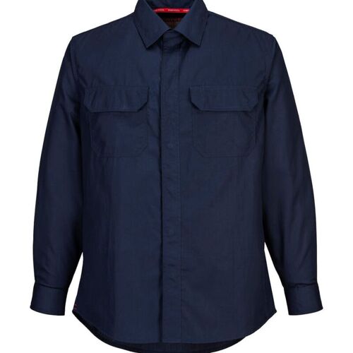 Chemise Bizflame Plus Couleur : Marine Taille Xl Portwest