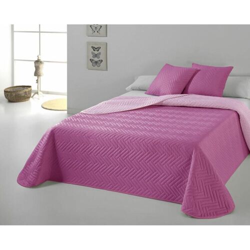 Hosteline Vegas Couvre-Lit Fuchsia Mauve King Size 270x260 Cm