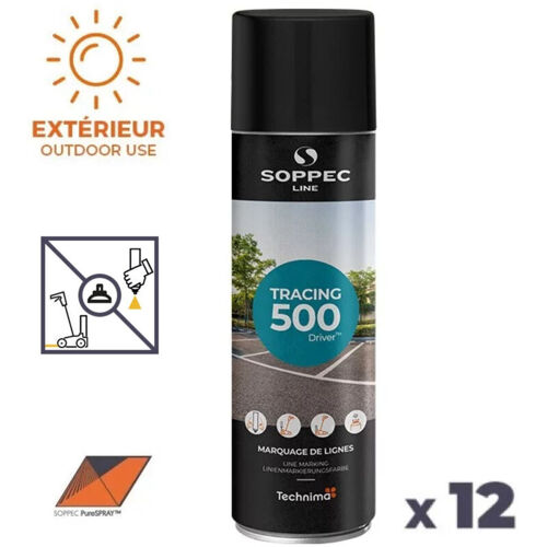 Peinture Aérosol Soppec 151603 (noir) - Peinture Tracing â€¿ Aérosol De 500ml