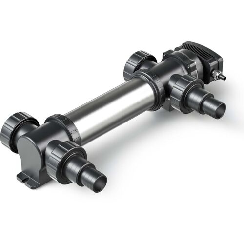 Cuv-736 Stérilisateur Clarificateur Bassins/étang - Débit Max. 7000 L/h - Avec Lampe Rayons Uv-c 36 W + Boîtier Inox - Pour Poissons Et Plantes Aquatiques - Cours D'Eau En Hélice - Sunsun