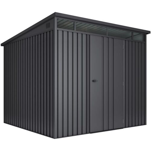Abri De Jardin Métal 5,5m2 Avec Fenêtre Coulissante - Epaisseur 0.40mm Plus Résistant - Serrure De Sécurité Avec Clé - Cabane Extérieur - 237x226x201cm