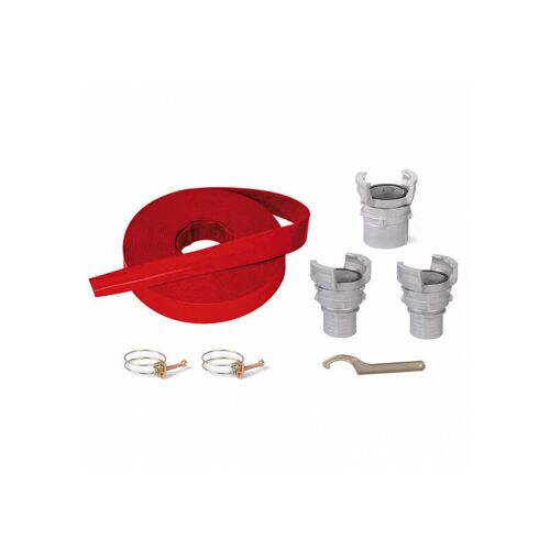 Korman Garden - Tuyau De Refoulement Plat 20m 50mm + Raccords