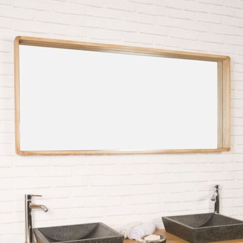 Wanda Collection - Miroir Salle De Bain En Teck Samba 140 X 65 Cm
