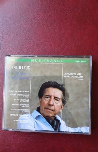 Double Cd Dutilleux Intégrale Musique De Chambre Erato