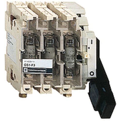 Schneider Electric - Tesys Gs1 - Bloc De Base Interrupteur-sectionneur Fusible - 3p+n 3f - Nfc - 32a - Gs1dd4