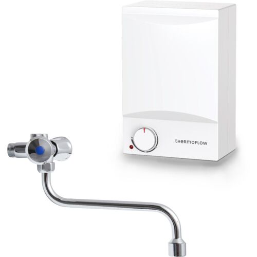 Thermoflow - Chauffe-eau 5 L Sur Plan Basse Pression 2 Kw + Robinetterie