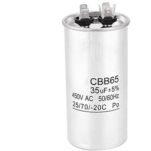 Reporshop - 35 Î?f 450v Condensateur Métallique De La Climatisation Standard De La Climatisation
