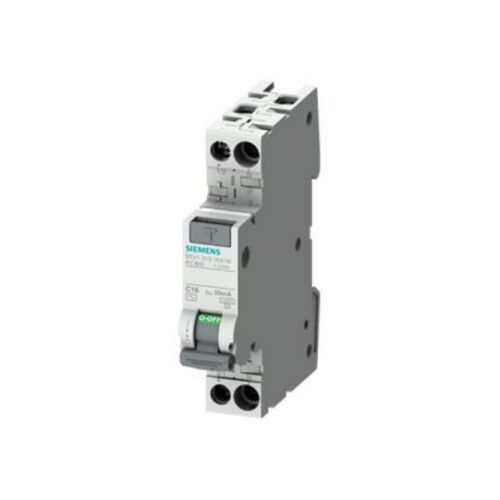 5sv1313-1kk16 Disjoncteur Différentiel 1p+n 16 A 30ma - Siemens