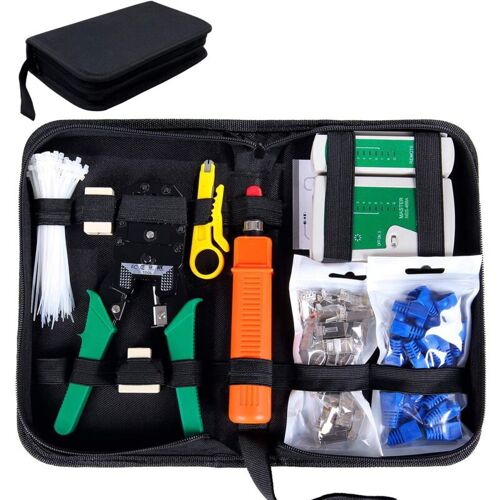 9 En 1 Testeur De Câble Réseau Réseau Professionnel Kits D'Outils De Réparation D'Ordinateur Net Testeur De Câble Lan Maintenance - Rwdiy ºoutillage à Main Et électriqueº Outils à Main ºensembles D'Ou