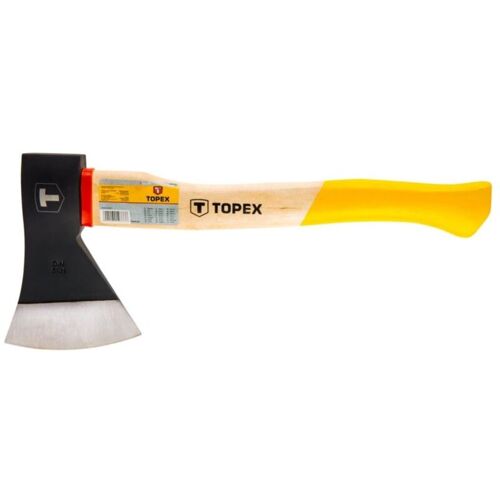 Hache Topex 600g - Pour Travaux De Jardinage Et De Foresterie, Manche En Bois