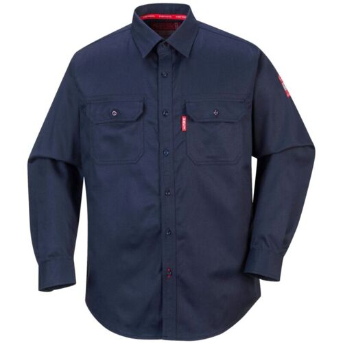 Chemise Bizflame 88/12 Couleur : Marine Taille Xxxl - Portwest