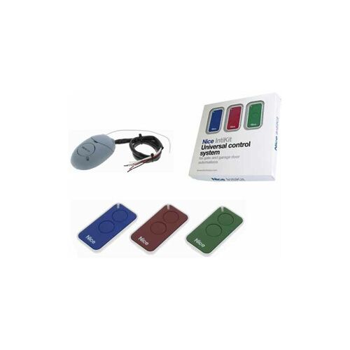 Intikit : Kit Universel 433,92 Mhz Ip30 Pour Automatiser Vos Portails Et Portes De Garage ¿ Télécommandes Compactes Et Récepteur Compatible Toutes Motorisétions - Nice