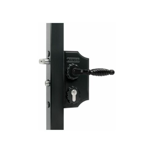 Serrure Style Fer Forgé Avec Petit Coffre Pour Profils Carrés De 30 à40mm / Poignée Incluses Locinox