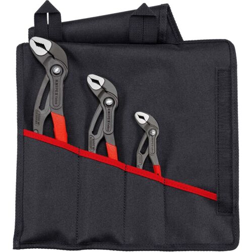 Knipex - 00 19 55 S9 Jeu De Pinces Cobra 1 X 87 01 150, 1 X 87 01 250, 1 X 87 01 300 330 Mm