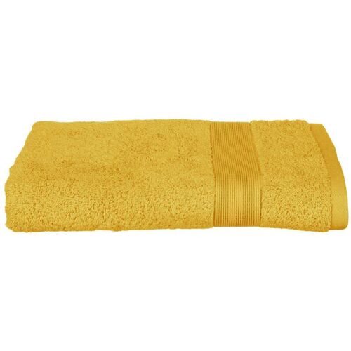 Serviette De Douche En Coton - 70 X 130 - Jaune - Livraison Gratuite