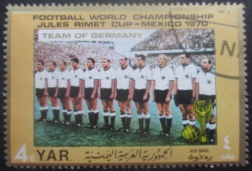 Yemen Arabe Poste Aérienne N°117a Football Oblitéré