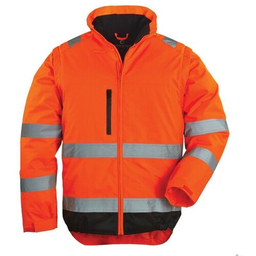 Coverguard - Blouson Haute Visibilité 2 En 1 Manches Amovibles Hi-way Xtra Orange Xxl