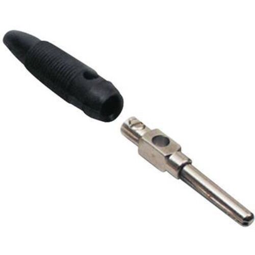 072150-p Fiche Banane Mâle, Droit De La Broche: 4 Mm Noir 1 Pc(s) D27991 - Bkl Electronic