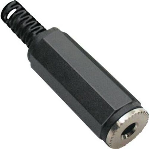 Jack 3.5 Mm Femelle, Droit Bkl Electronic 072207 Nombre De Pôles: 2 Mono Noir 1 Pc(s) D29106