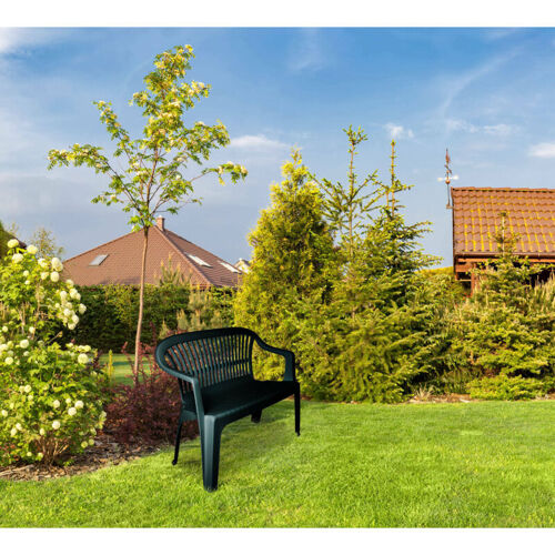 Progarden - Banc En Résine Diva Verde Cm 114 X 55 H 82 Vert