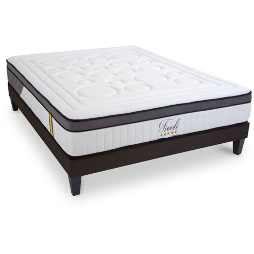 Ensemble matelas et sommier au confort ferme