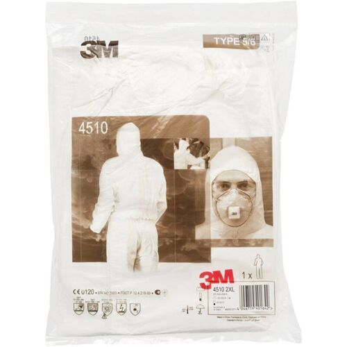 4515bl Combinaison De Protection 4515 Taille Du Vêtement: L Bleu - 3m