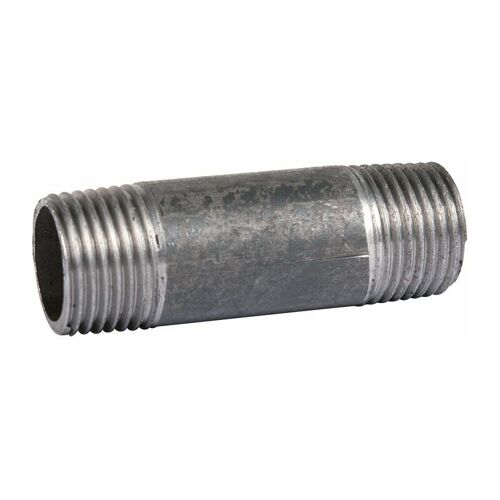 Raccord Acier Noire Droit à Visser - M 1' - 100 Mm