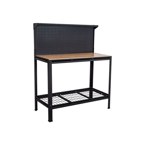 Feroce - Etabli D'Atelier Bois Avec Panneau Perforé