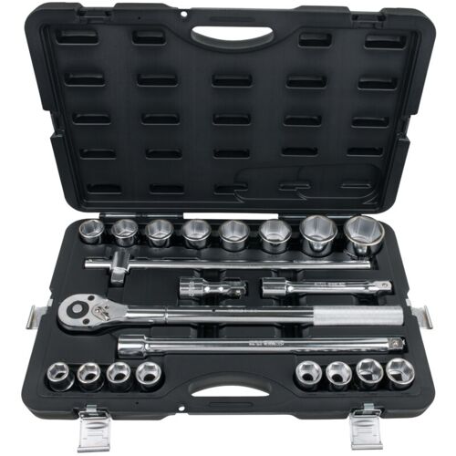 Ks Tools - Coffret De Douilles 6 Pans En Pouces Et Accessoires 3/4'', 21 Pièces - 911.0752