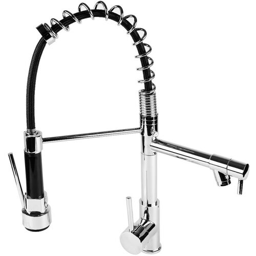 Haloyo - Robinet D'évier De Cuisine Avec Douchette,avec Mitigeur Eau Chaude Et Froide -robinet Pivotant à 360°