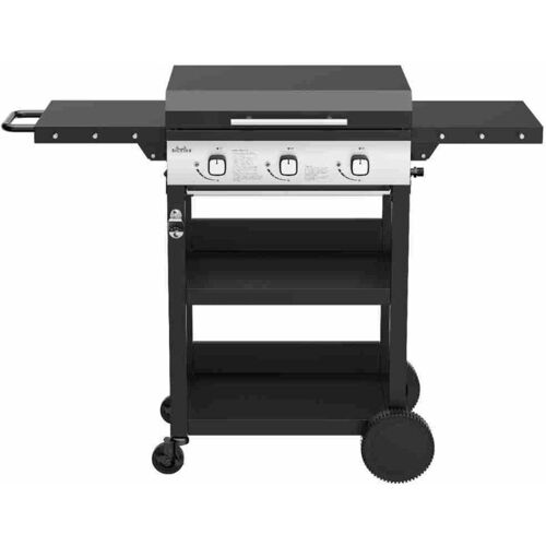 Bighorn - Plancha Gaz De 3 Brûleurs Avec Chariot Et Couvercle 7.2kw