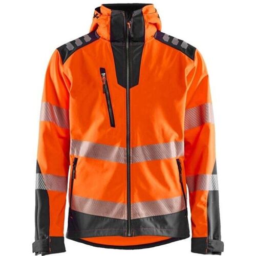 Veste De Travail Softshell Haute Visibilité 4491 - Orange Fluo/gris Anthracite L