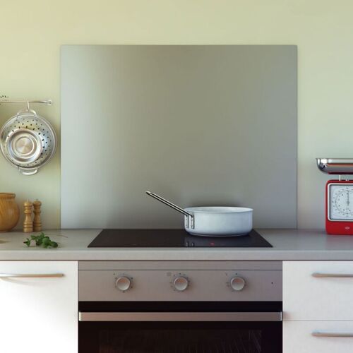Cuisissimo - Crédence Cuisine Fond De Hotte Inox - L 80 X H 50 Cm