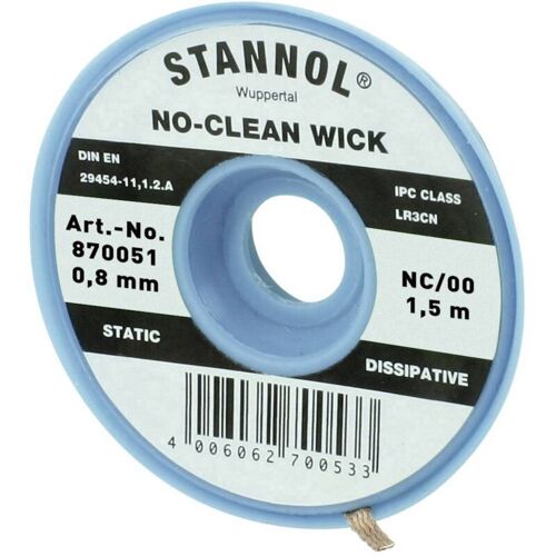 Tresse De Dessoudage Nc/oo 0.8mm Stannol