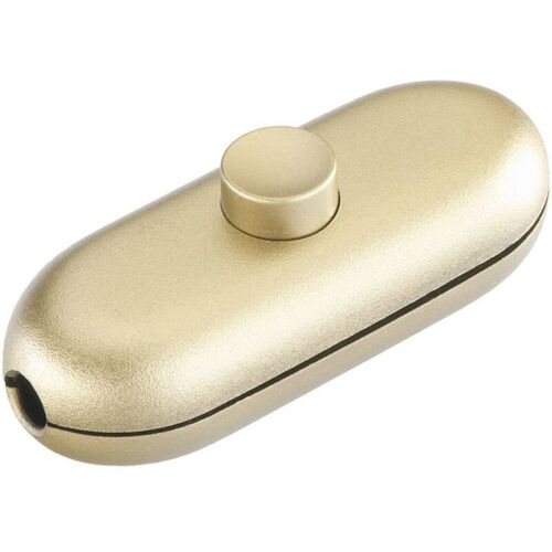 Interrupteur Pour Câble Souple InterbÃ¿r 5044-010.01 Or 1 X Off/on 2 à 1 Pc(s) D75239