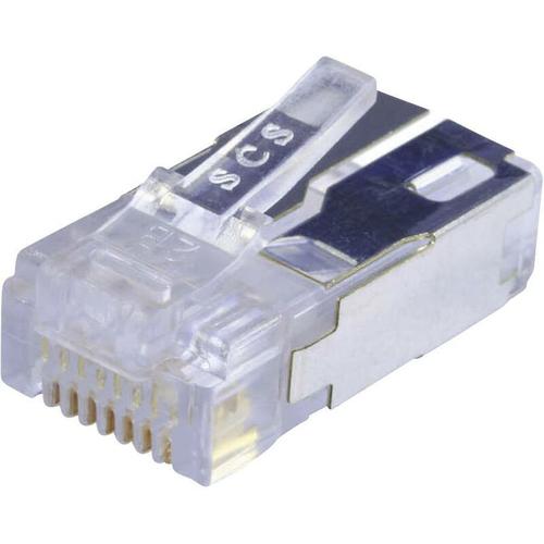 Fiche Modulaire Mâle Blindée Cat.5e Bel Stewart Connectors 943-sp-370808sm2-fs-b1000 Rj45 Mâle, Droit Pôle: 8p8c Transparent 1 Pc(s) Q085711
