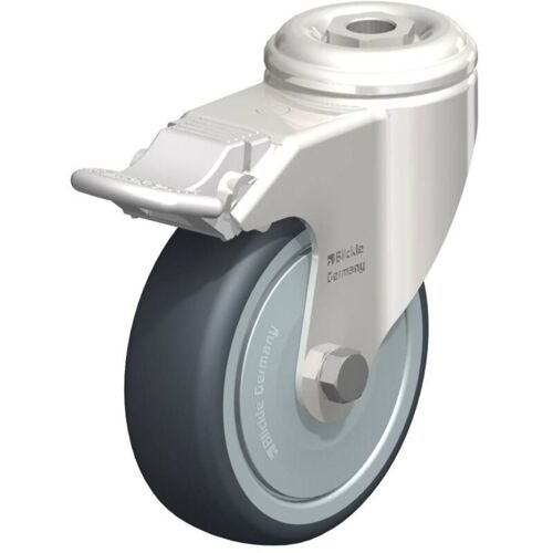 Blickle - Roulette Avec Perforation D'Un Diamètre De 100 Mm. Modèle (général) Roulettes Stop Fix Lkrxa-tpa 101kfd-fi (lkr