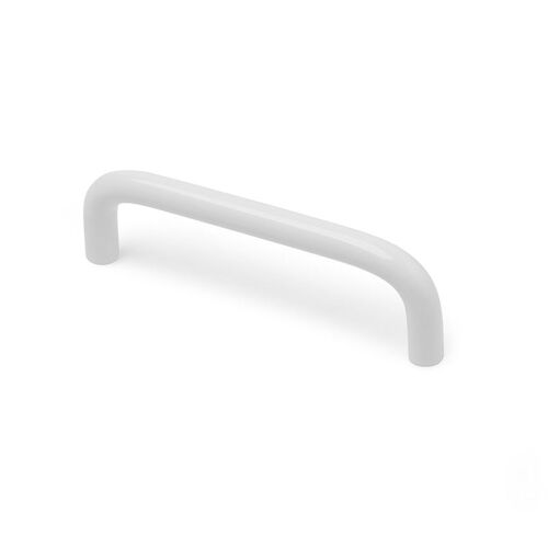 Poignée En Fer Finition Blanche, Dimensions: 106x10x30mm Et Inserts: 96mm - Talla