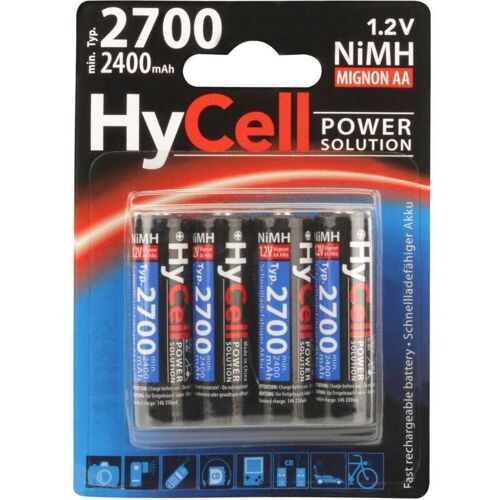 Hycell Hr06 2700 Pile Rechargeable Lr6 (aa) Nimh 2400 Mah 1.2 V 4 Pc(s)