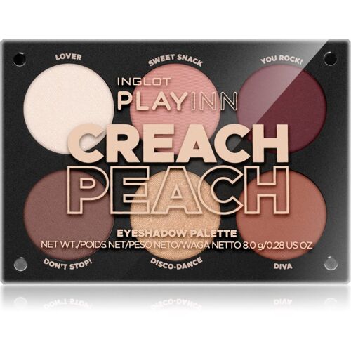 Inglot Playinn Eyeshadow Palette Palette De Fards À Paupières Teinte Creach Peach 8 G 