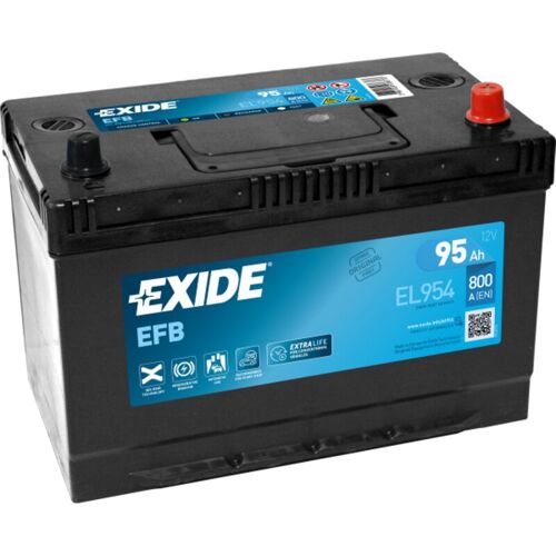 Batterie Auto Exide Efb El954 12v 80ah 782a 306x173x222 +d