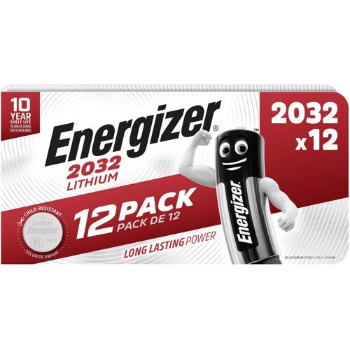 Energizer - Pile Bouton Cr 2032 Lithium 240 Mah 3 V 12 Pc(s) S640062