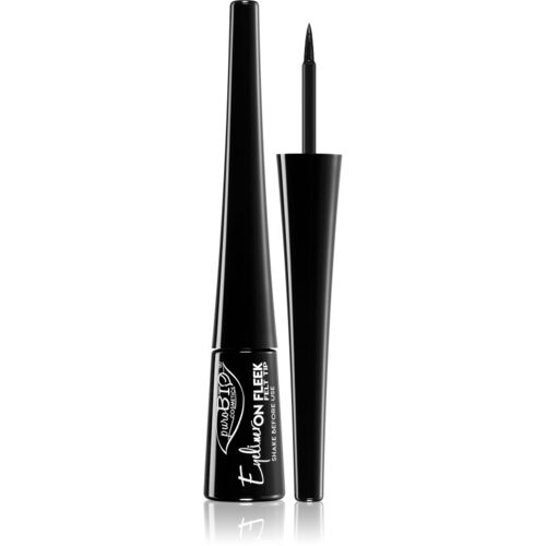 Purobio Cosmetics On Fleek Felt Tip Eye-Liners Liquides À Fini Mat Pour Les Yeux 3 Ml 